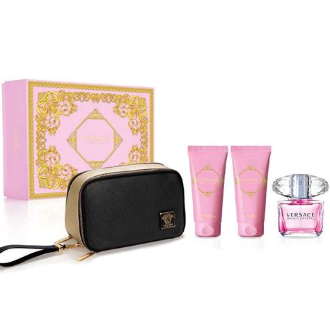 macy's versace bright crystal gift set|Versace perfume bright crystal price.